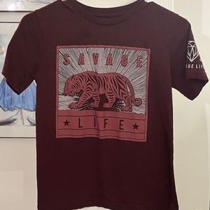 Boys Retro 88 Brand "Savage Life" T-shirt